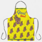 おいしい食べ物 エプロン (正面)