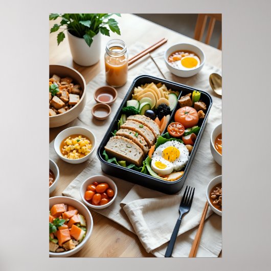 おいしい食べ物 ポスター (正面)