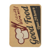 おいしい食べ物 マグネット (縦)