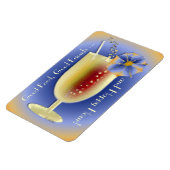 おいしい食べ物、良いカスタマイズ友達 マグネット (左側)