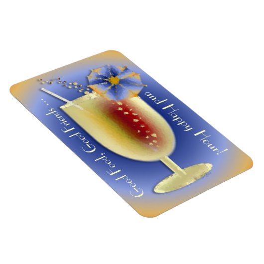 おいしい食べ物、良いカスタマイズ友達 マグネット (右側)