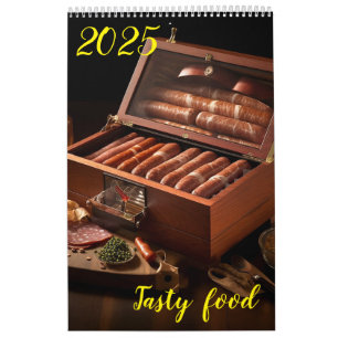 おいしい食べ物。2025 カレンダー