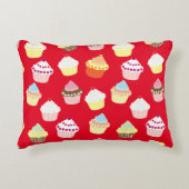 おいしい飾誕生日カップケーキアクセントピロ アクセントクッション (正面)