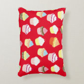 おいしい飾誕生日カップケーキアクセントピロ アクセントクッション (正面(垂直))