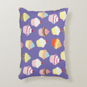 おいしい飾誕生日カップケーキアクセントピロ アクセントクッション (正面(垂直))