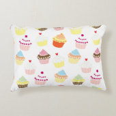 おいしい飾誕生日カップケーキ アクセントクッション (正面)