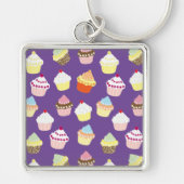 おいしい飾誕生日カップケーキ キーホルダー (正面)