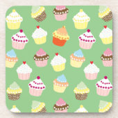 おいしい飾誕生日カップケーキ コースター (正面)