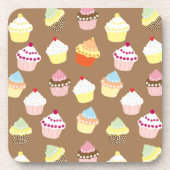 おいしい飾誕生日カップケーキ コースター (正面)