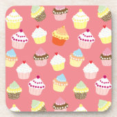 おいしい飾誕生日カップケーキ コースター (正面)