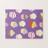 おいしい飾誕生日カップケーキ ジグソーパズル (横)