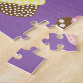 おいしい飾誕生日カップケーキ ジグソーパズル (側面)