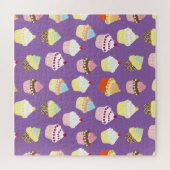 おいしい飾誕生日カップケーキ ジグソーパズル (横)