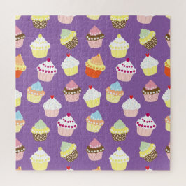 おいしい飾誕生日カップケーキ ジグソーパズル