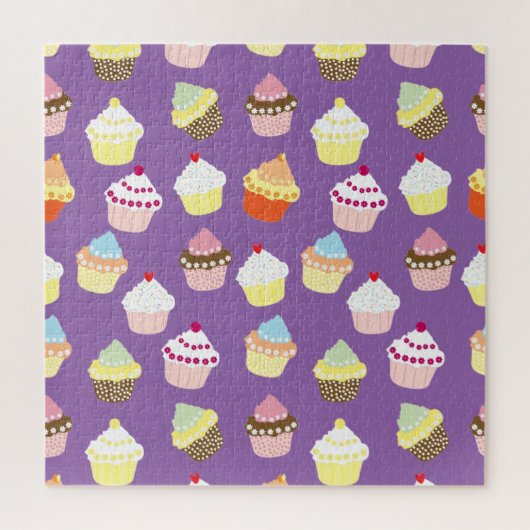 おいしい飾誕生日カップケーキ ジグソーパズル (縦)