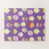 おいしい飾誕生日カップケーキ ジグソーパズル (横)