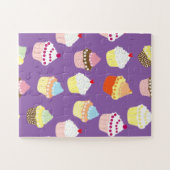 おいしい飾誕生日カップケーキ ジグソーパズル (横)