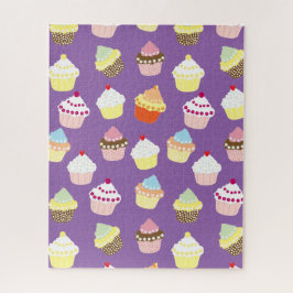 おいしい飾誕生日カップケーキ ジグソーパズル