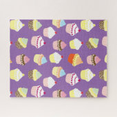 おいしい飾誕生日カップケーキ ジグソーパズル (横)