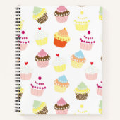 おいしい飾誕生日カップケーキ ノートブック (正面)