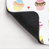 おいしい飾誕生日カップケーキ マウスパッド (コーナー)