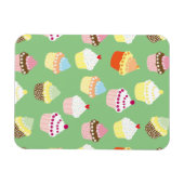 おいしい飾誕生日カップケーキ マグネット (横)