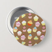 おいしい飾誕生日カップケーキ 缶バッジ (正面&裏面)