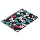 おいしい、ジューシーなさくらんぼ。シームレスな背景 ノートブック (左側)