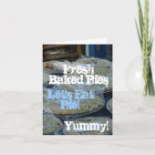 おいしい!パイよ食べう!新鮮なパイ焼いたズすべて カード (正面)