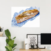 おいしい!パンフランスのローフポスタープリント ポスター (ホームオフィス)