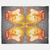 おいしい フリースブランケット (正面(横))