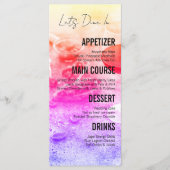 おいしい メニュー (正面)