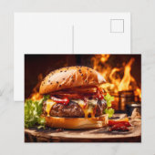 おいしいBBQビーフを堪能しよう ポストカード (正面/裏面)