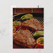 おいしいTボーンステーキ ポストカード (正面/裏面)