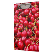 おいしくかわいく赤いさくらんぼは写真実を結びます クリップボード (左)