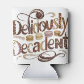 おいしくデカデントケーキ&チョコレートデザイン 缶クーラー (裏面)