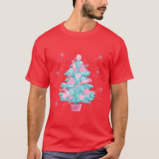 おいしそうなクリスマスの少年 Tシャツ (正面)