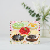 おいしそうなケーキ ポストカード (スタンド正面)