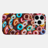 おいしそうなドーナツ柄 iPhoneケース (裏面横)