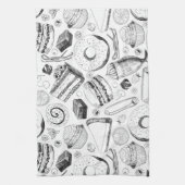 おいしそうな柄 キッチンタオル (縦)