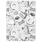 おいしそうな柄 クリップボード (裏面)