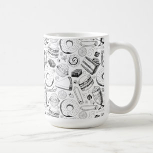おいしそうな柄 コーヒーマグカップ