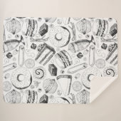 おいしそうな柄 シェルパブランケット (正面(横))