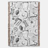 おいしそうな柄 スローブランケット (正面縦)