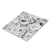 おいしそうな柄 タイル (側面)