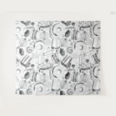 おいしそうな柄 タペストリー (正面(横))