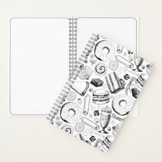 おいしそうな柄 ノートブック (内側)