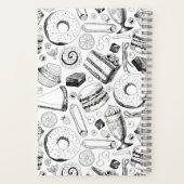 おいしそうな柄 ノートブック (裏面)