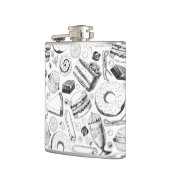 おいしそうな柄 フラスク (左)