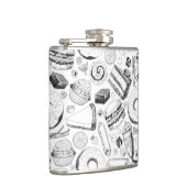 おいしそうな柄 フラスク (右)